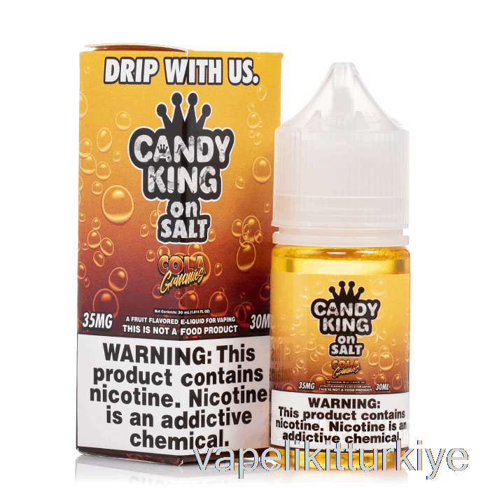Vape Türkiye Kola Sakızları - şeker Kral Tuzları - 30ml 50mg